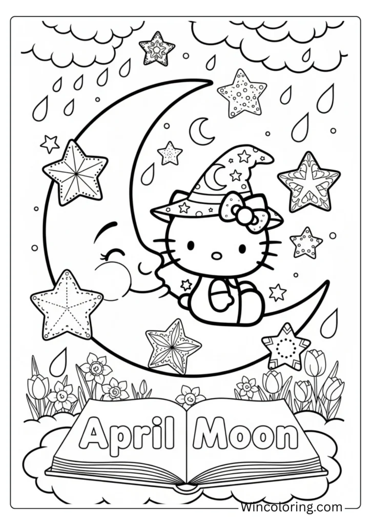 Happy Hello Kitty April Moon