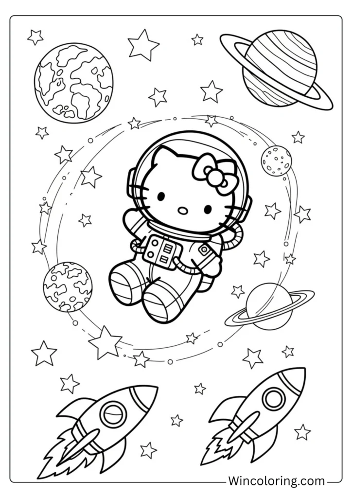 Hello Kitty space explorer