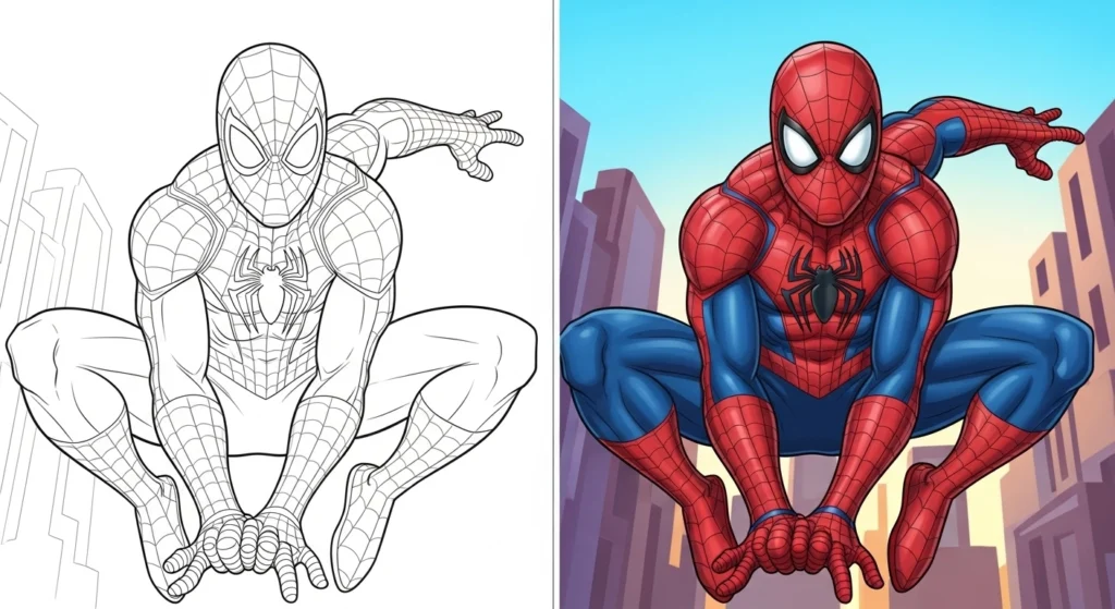 Spider-Man Coloring Pages