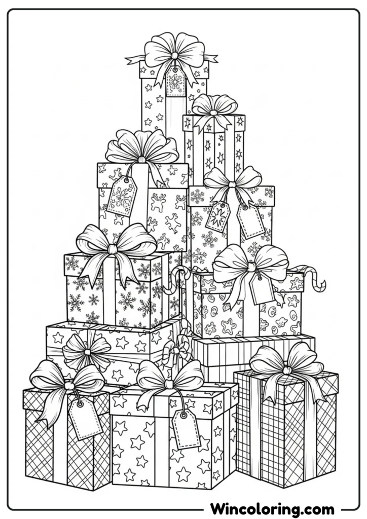 Christmas Present Stack