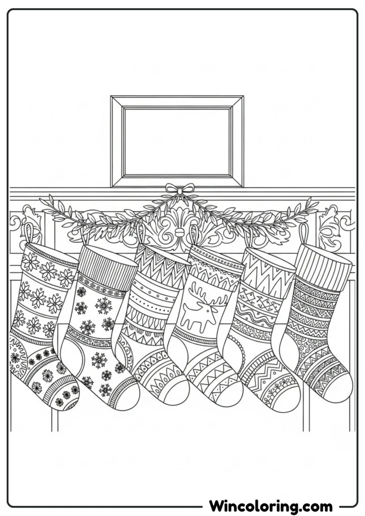 Christmas Stockings Hung