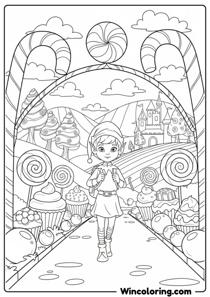 Elf on Candy Cane Lane