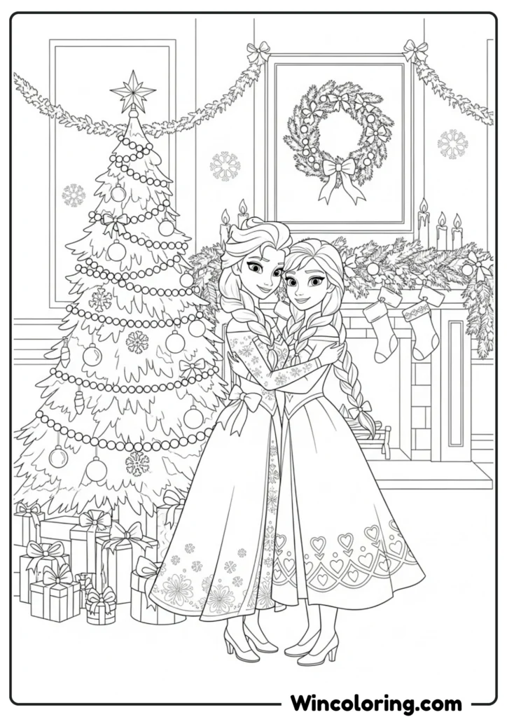 Elsa and Anna Christmas