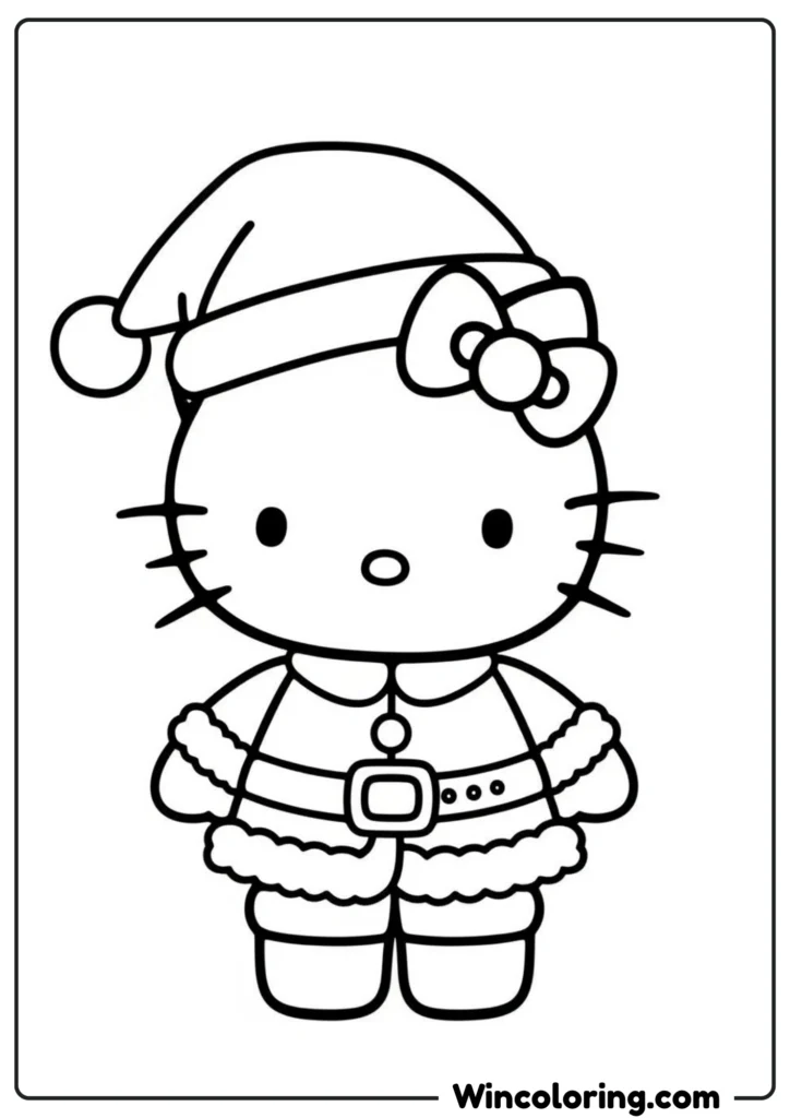 Hello Kitty in Santa Outfit