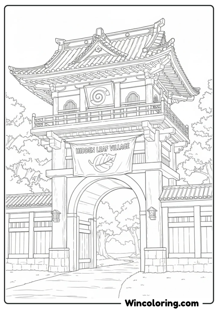 Hidden Leaf Village Gate