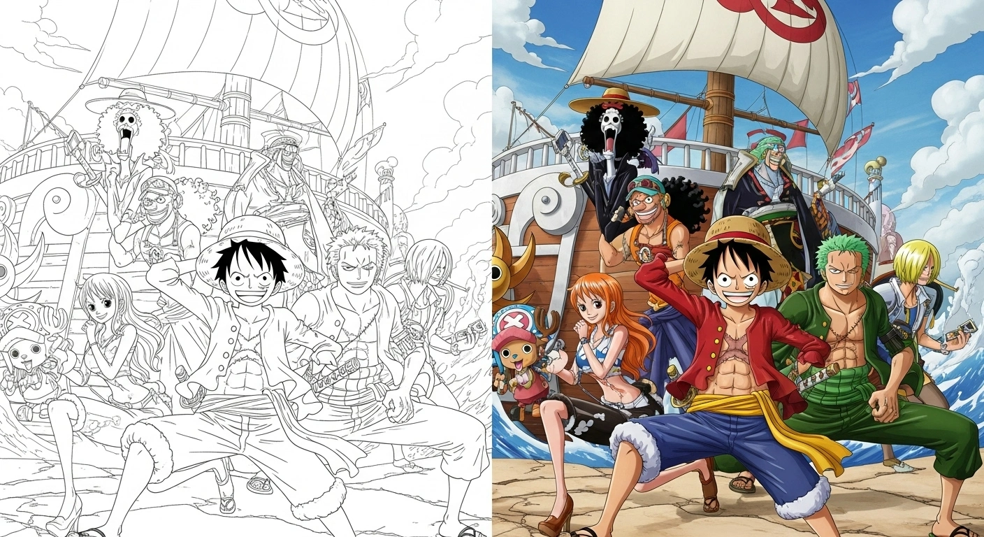 One Piece Coloring Pages