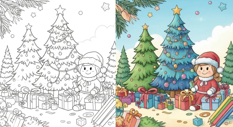 Christmas coloring pages