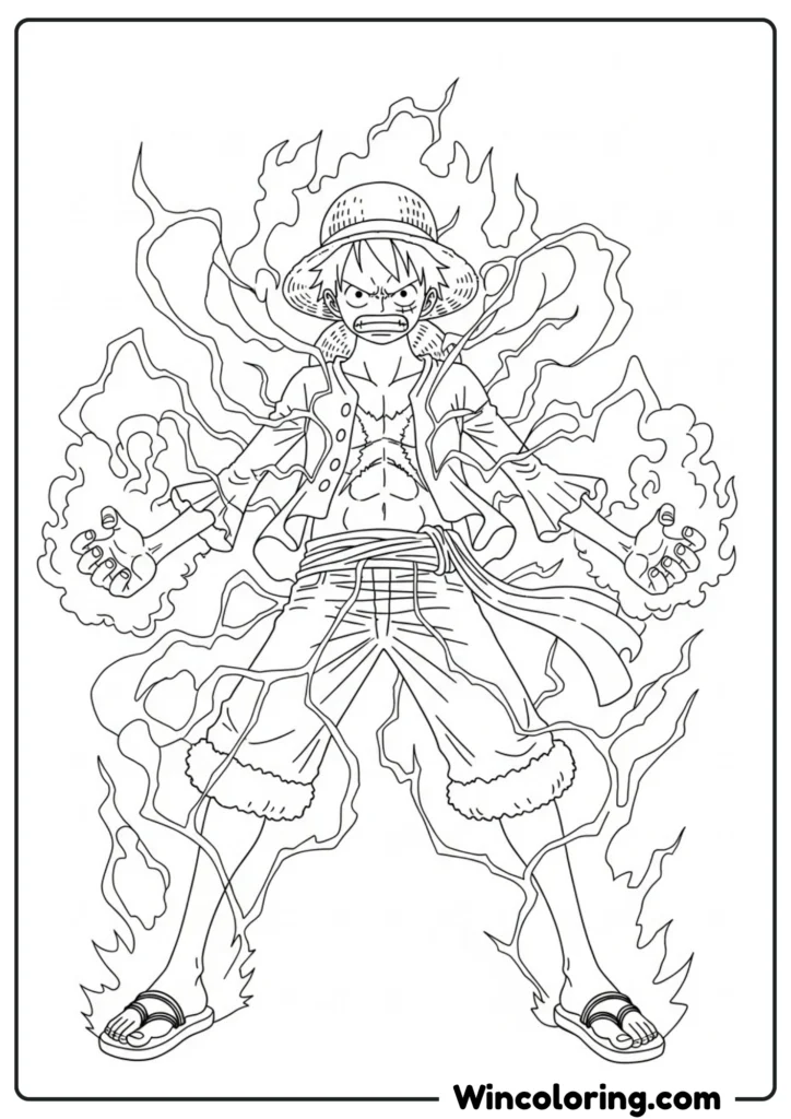 Luffy's Conqueror's Haki Aura