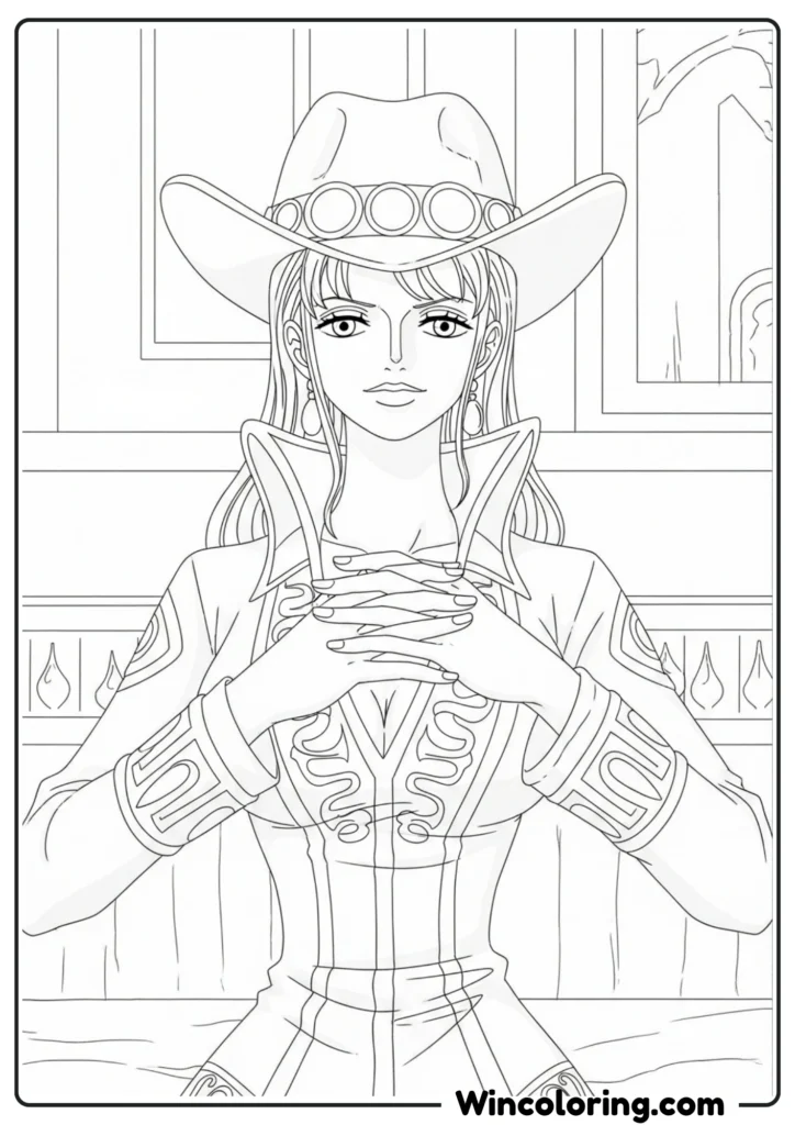 Nico Robin in her calm pose