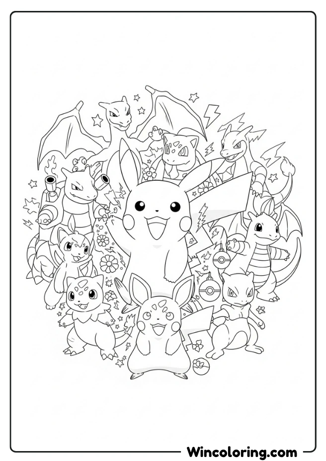Pokemon Coloring page