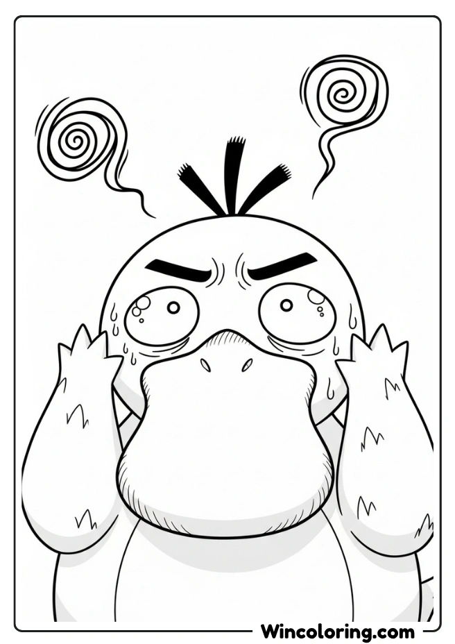 Psyduck's Confused Expression