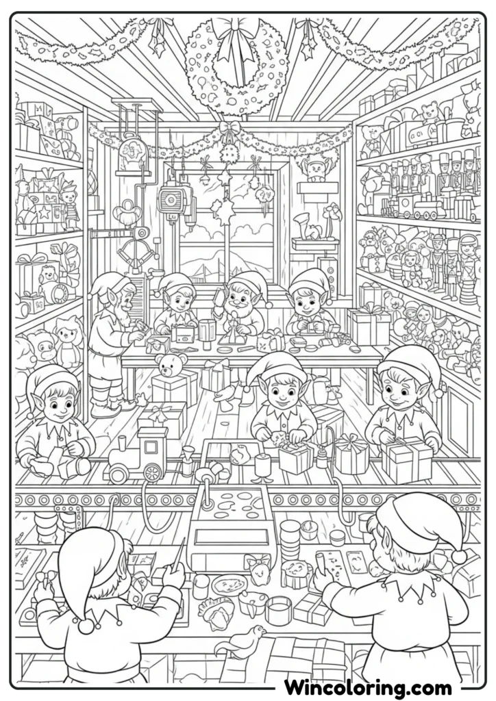 Santa's Magical Workshop Interior