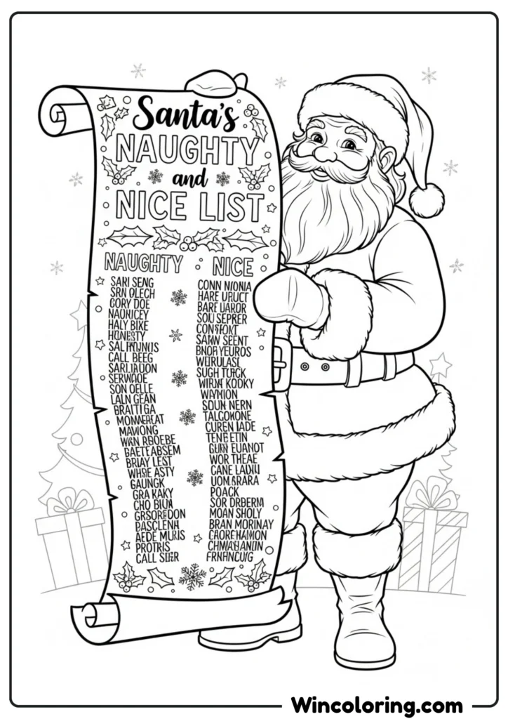 Santa's Naughty and Nice List