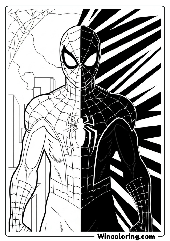 Spiderman Emerging from Shadowsfortress with detailed turrets