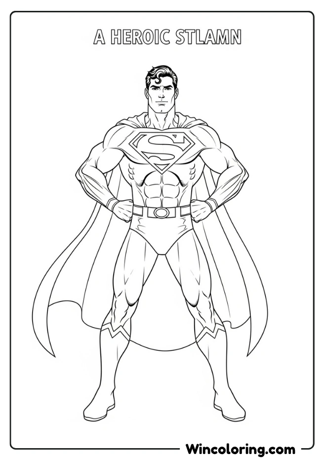 Superman standing