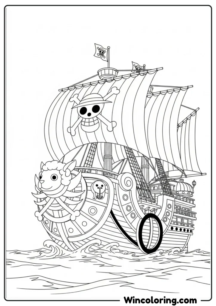 The Straw Hat crew's iconic ship