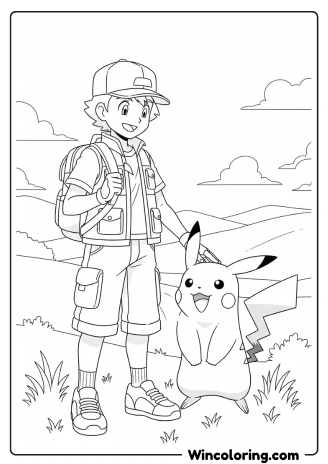 Trainer with Pokemon