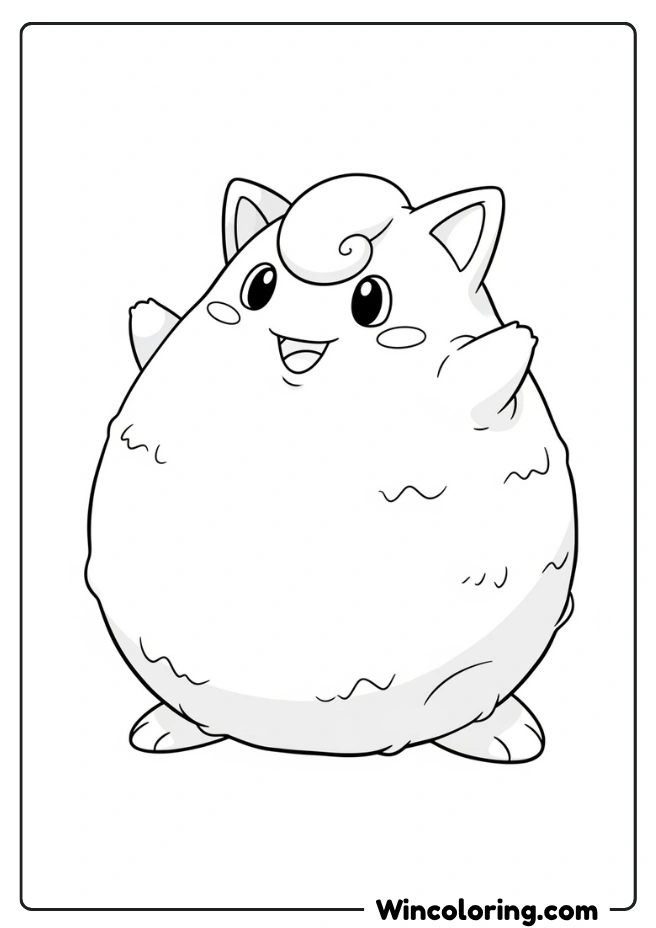 Wigglytuff Puffed Up