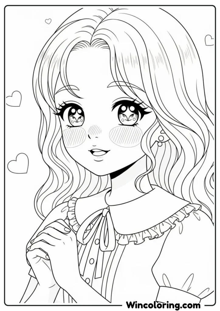 Adorable Girl Blushing