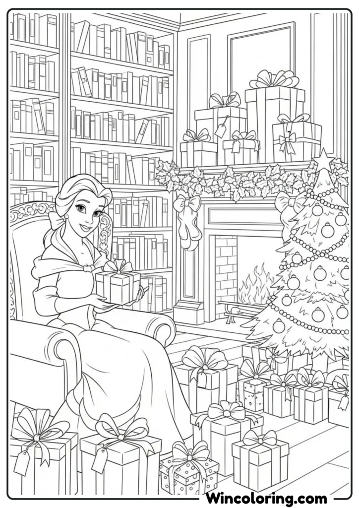 Belle Christmas Library