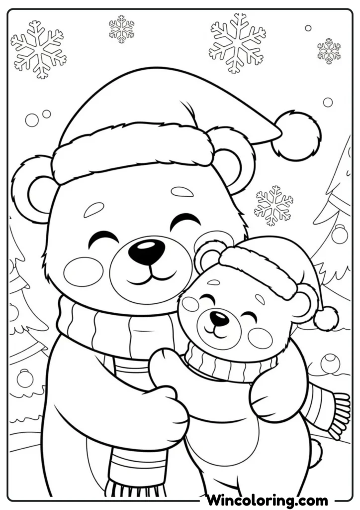 Cartoon Bear Hug