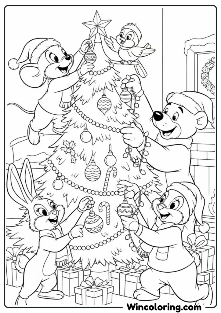 Cartoon Tree Decoration