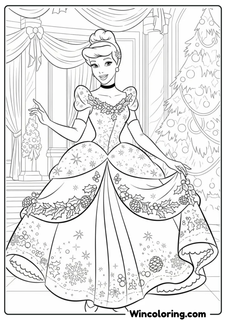 Cinderella Christmas Ball Gown