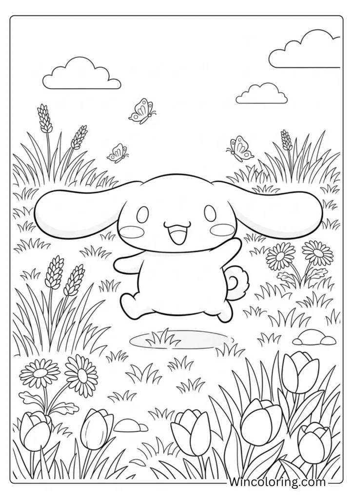 Cinnamoroll in Spring Meadow