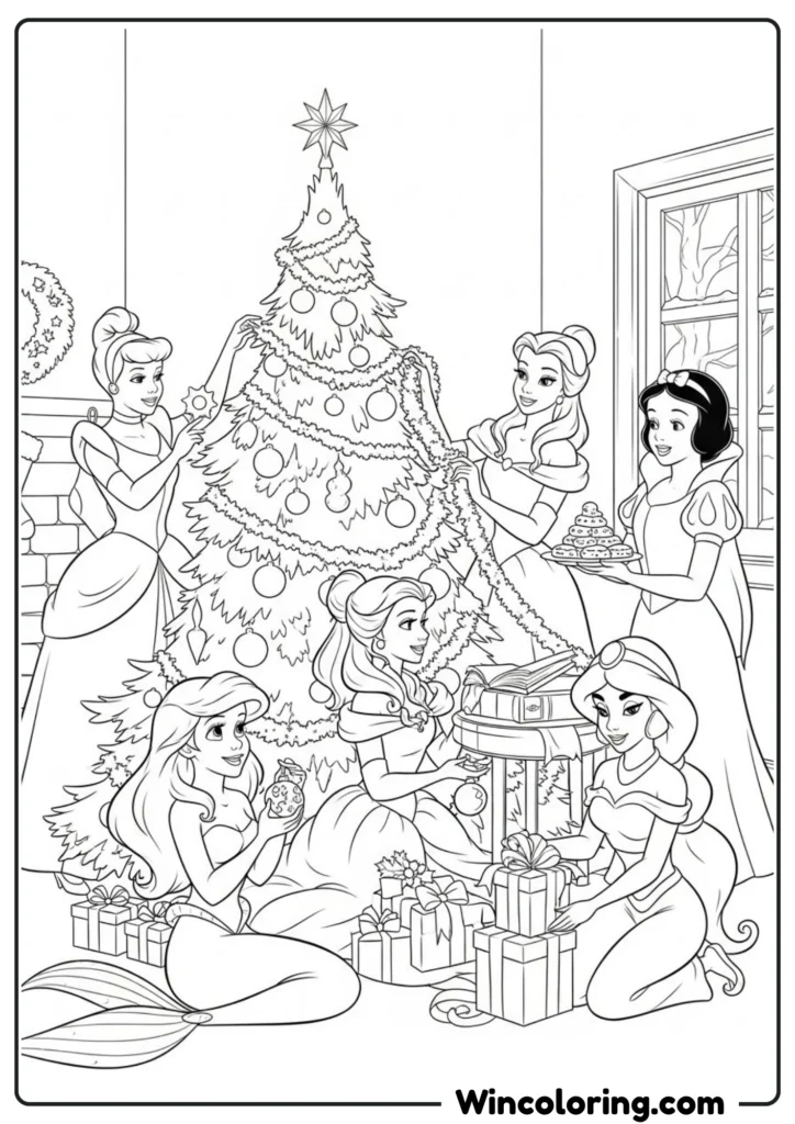 Disney Princesses Christmas Tree