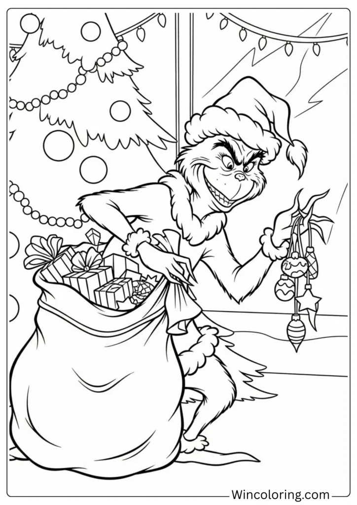 Grinch Stealing Christmas