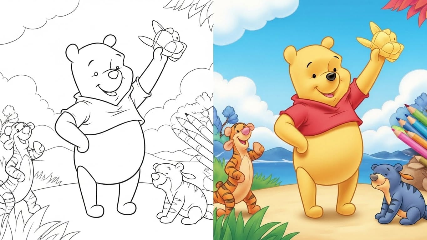 Winnie the Pooh coloring pages