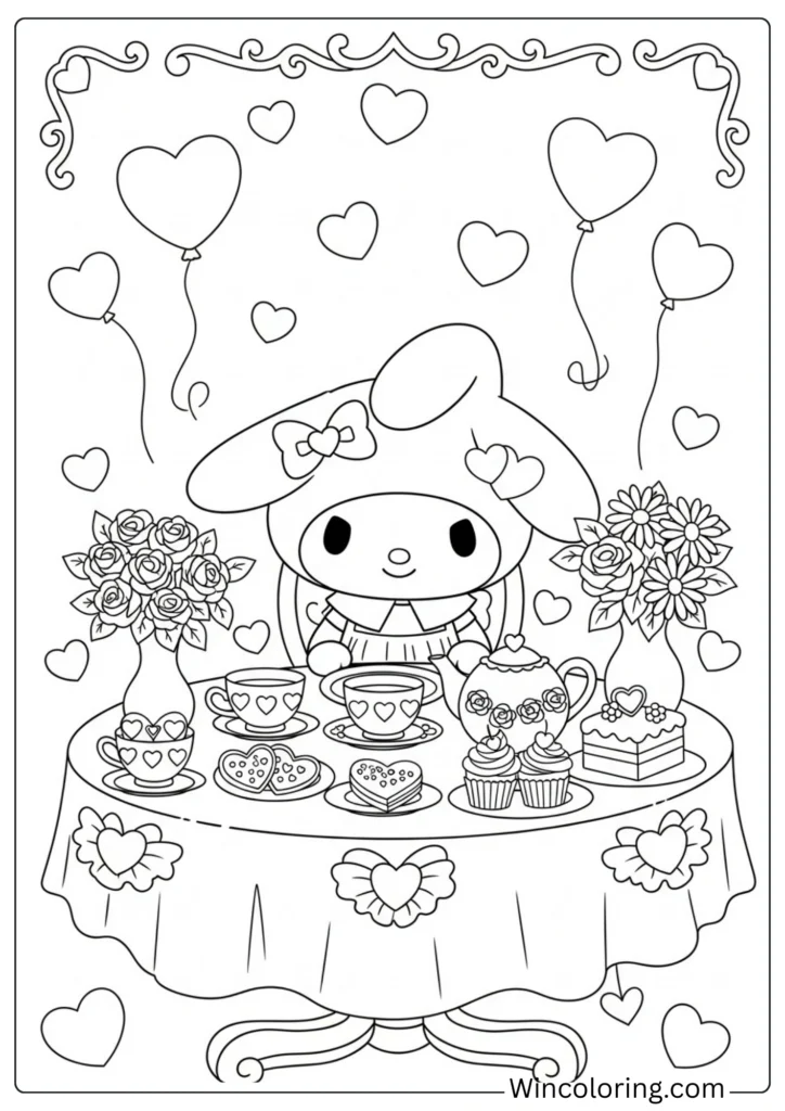 My Melody Valentine's Day Tea Party