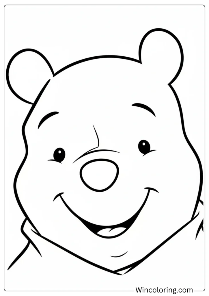 Pooh Smiling Happily
