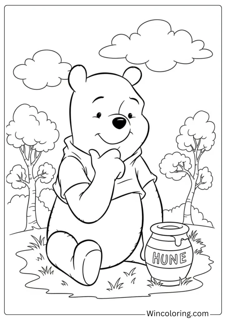 Pooh Thinking Pose