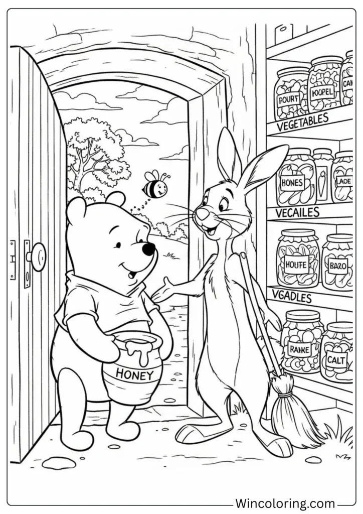 Pooh and Rabbit