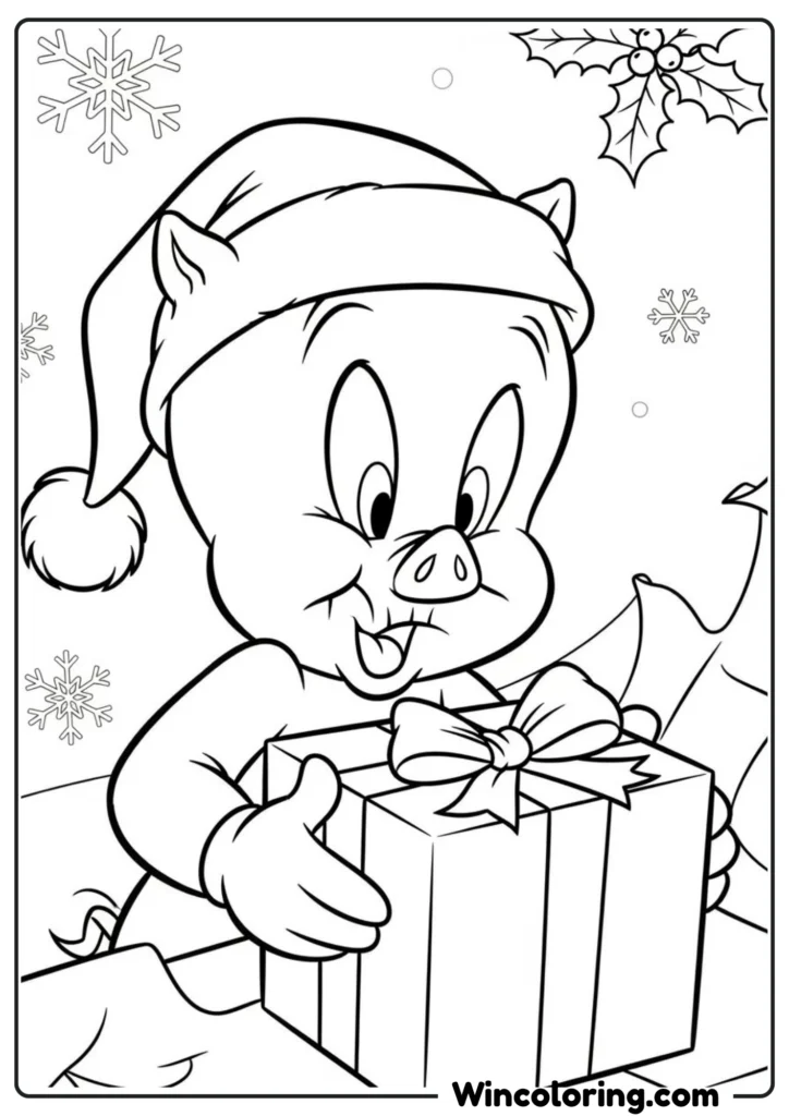 Porky Pig Christmas Gift