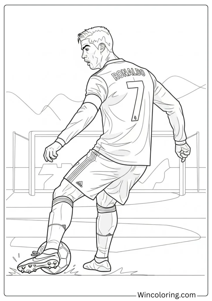 Ronaldo Dribbling Ball