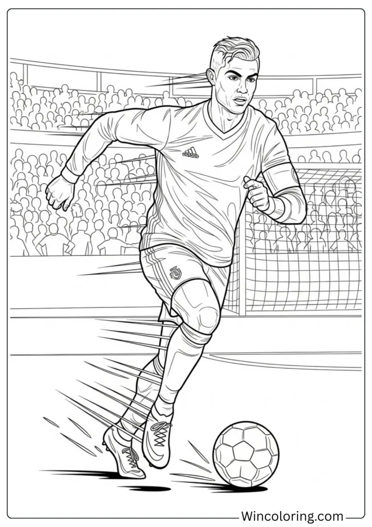 Ronaldo Running with Ball