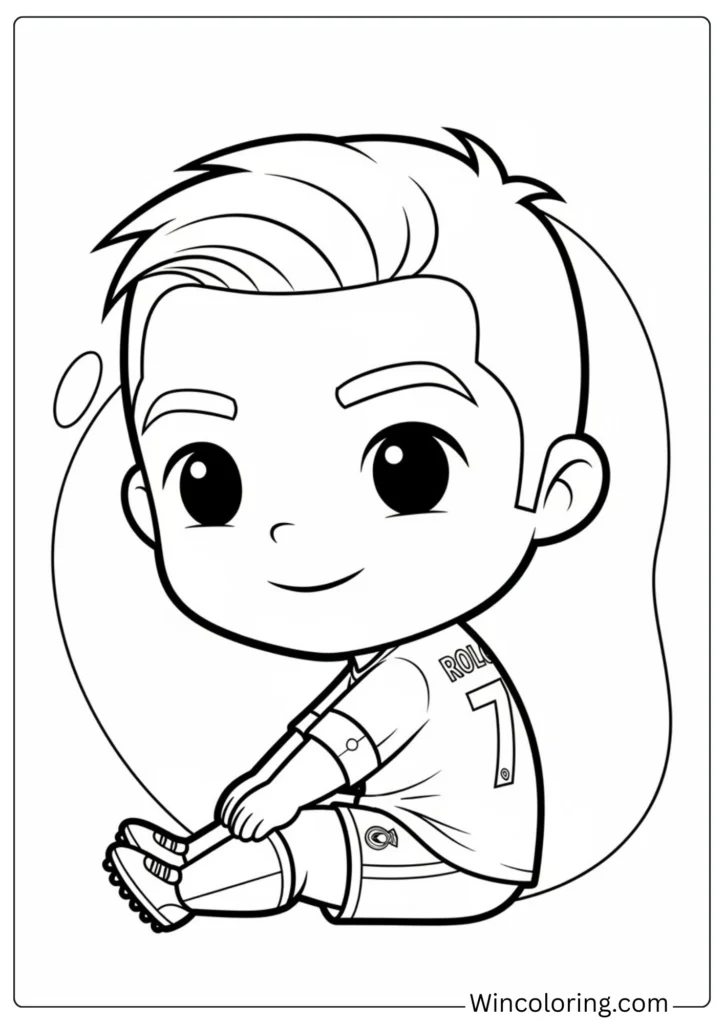 Ronaldo Sitting Cute