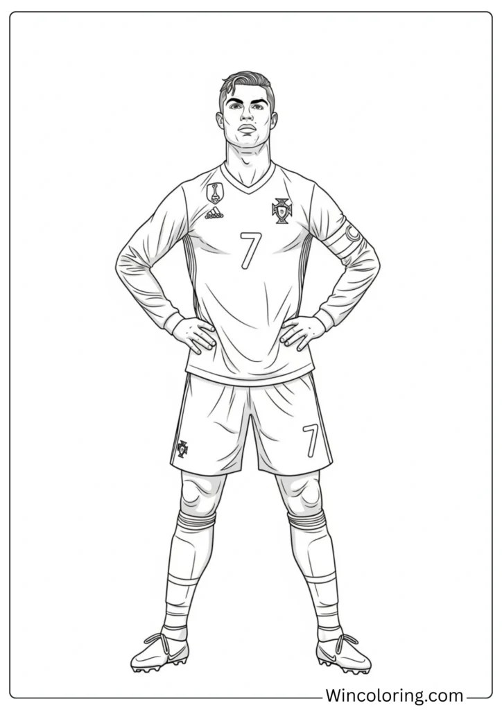 Ronaldo Standing Confident