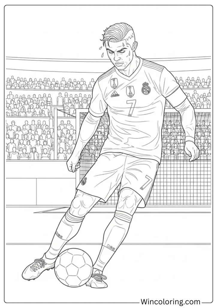 Ronaldo Taking Free Kick