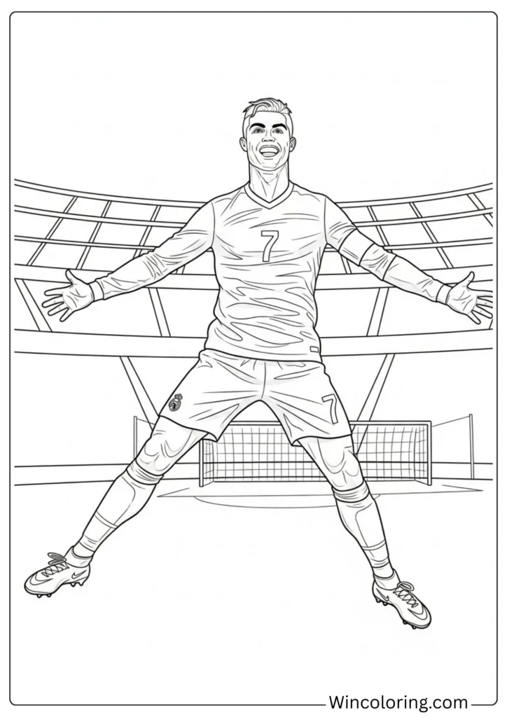 Ronaldo Victory Gesture