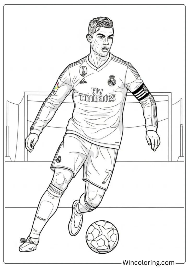 Ronaldo in Real Madrid Kit