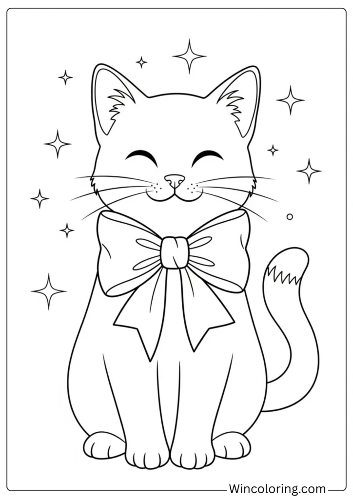 Cat Coloring Page