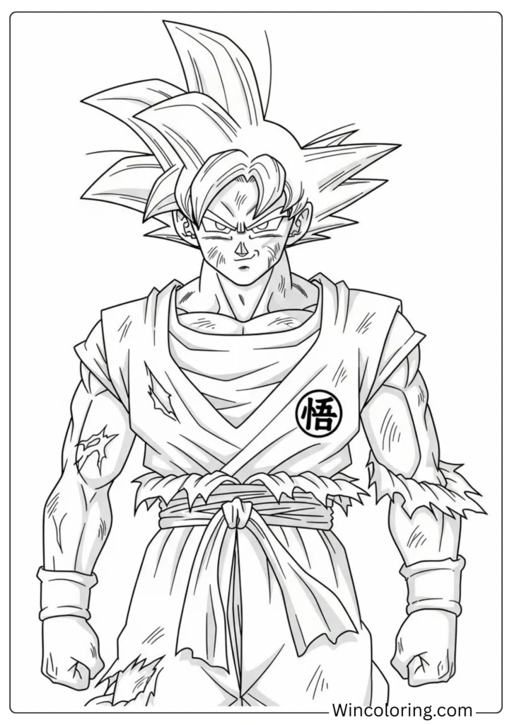 Goku with Gi Ripped