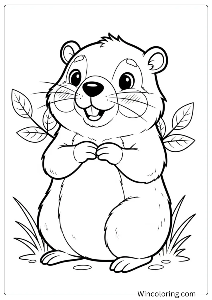 Groundhog Blushing Sweet