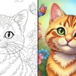 Cat Coloring Pages