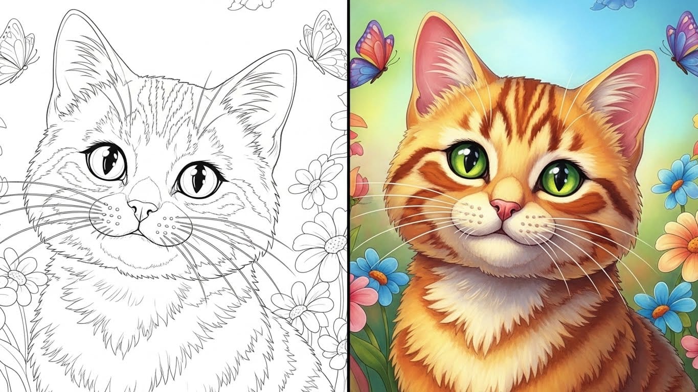 Cat Coloring Pages