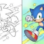 Sonic Coloring Pages