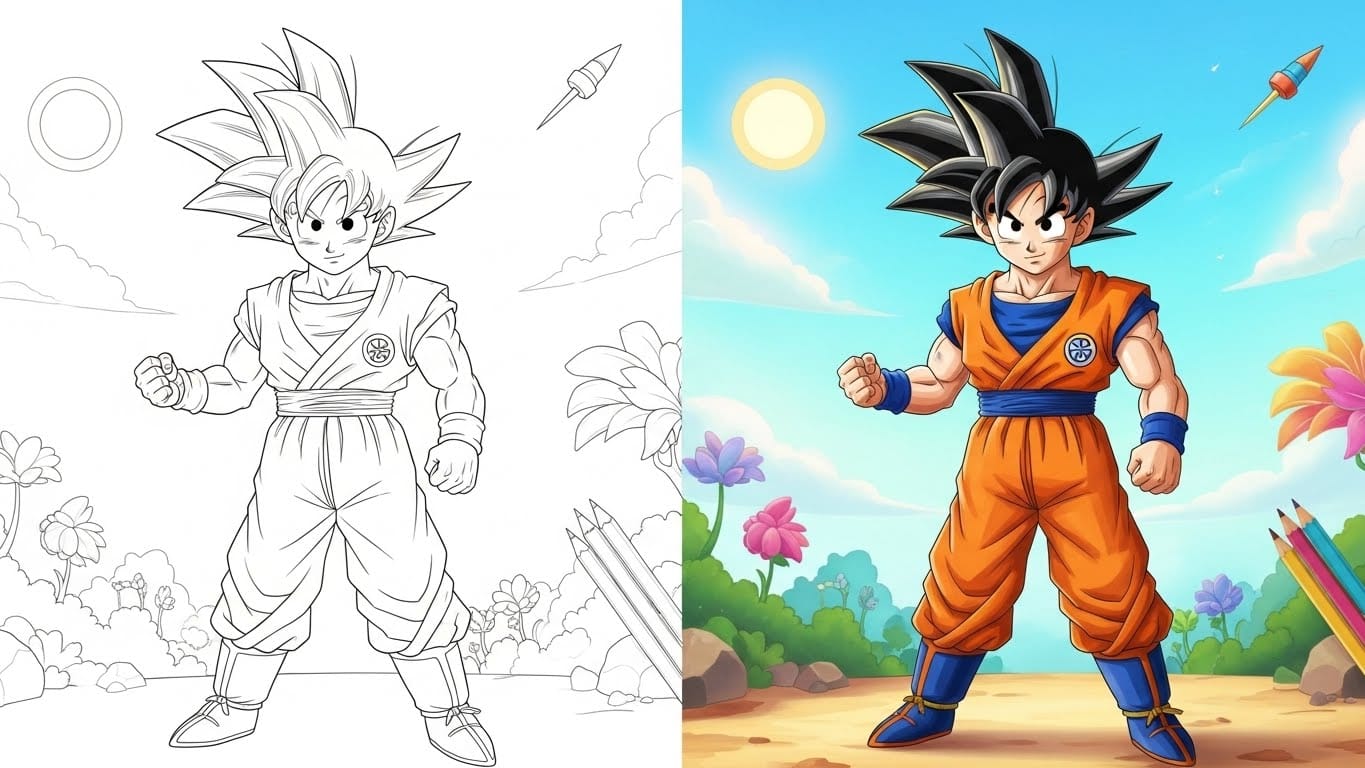 Goku Coloring Pages